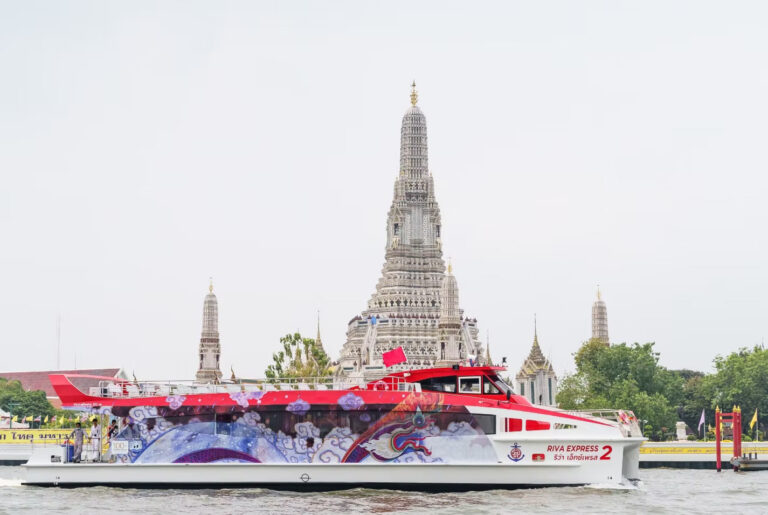 【曼谷搭船教學】藍色觀光船、橘旗船是什麼? 昭披耶河交通船路線、時刻表、票價 – 湄南河交通船